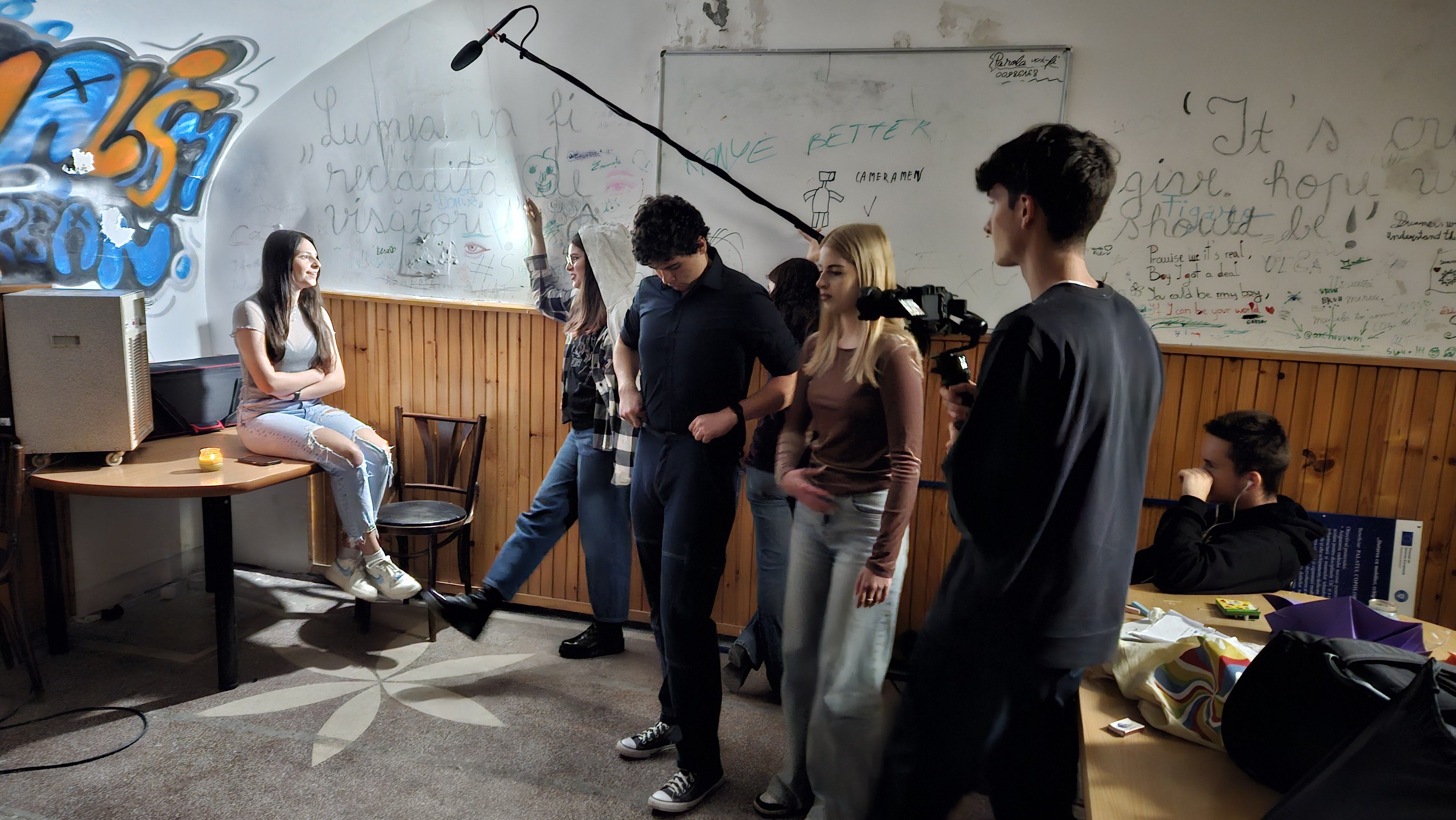 Atelier de filmare pe green screen